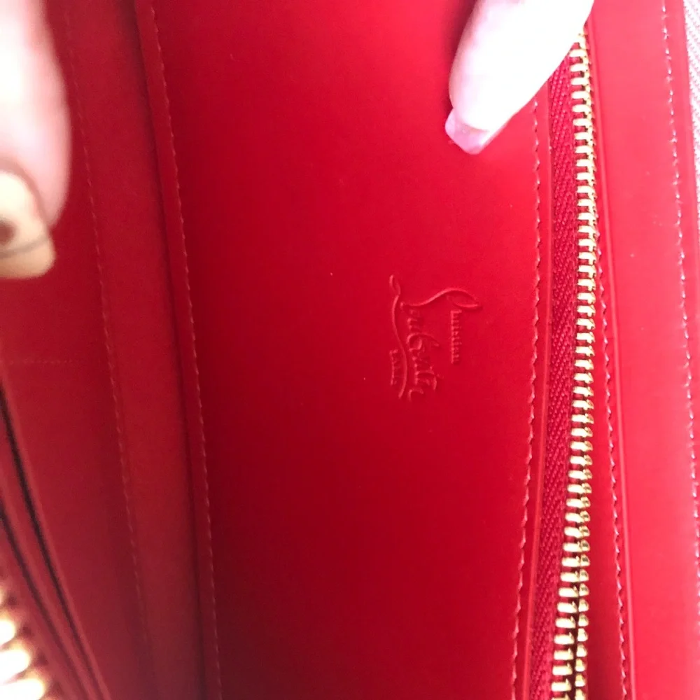 🎉SOLD🎉 Authentic Louboutin Panettone Long wallet in tri color - Picture 11 of 13